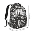 thumbnail image 3 of KLL American Tractor Print Casual Backpack for Men Women,Travel Casual Backpack Outdoor Activities Bag Daypack for Travel Hiking Shopping Daily, 3 of 5