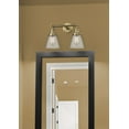 thumbnail image 3 of 208-BB-G62 Innovations Lighting Cone - 2 Light Bath Vanity In Industrial Style-10 Inches Tall and 16 Inches Wide-Brushed Brass Finish-Clear Glass, 3 of 4