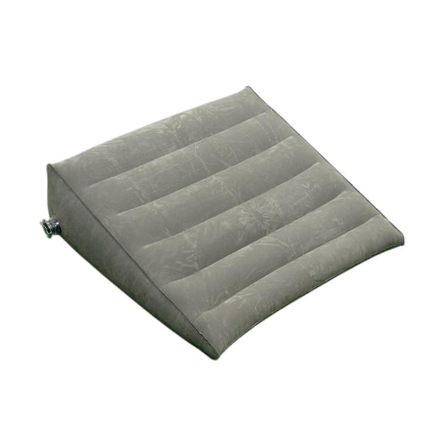 Almohada inflable para piernas, almohada de cuña portátil, cómoda y multifuncional, elevación de piernas ergonómica para lectura en coche, sueño