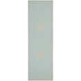 thumbnail image 2 of Safavieh Courtyard Andy Medallion Indoor/Outdoor Runner Rug, Aqua/Cream, 2'7" x 8'2", 2 of 12