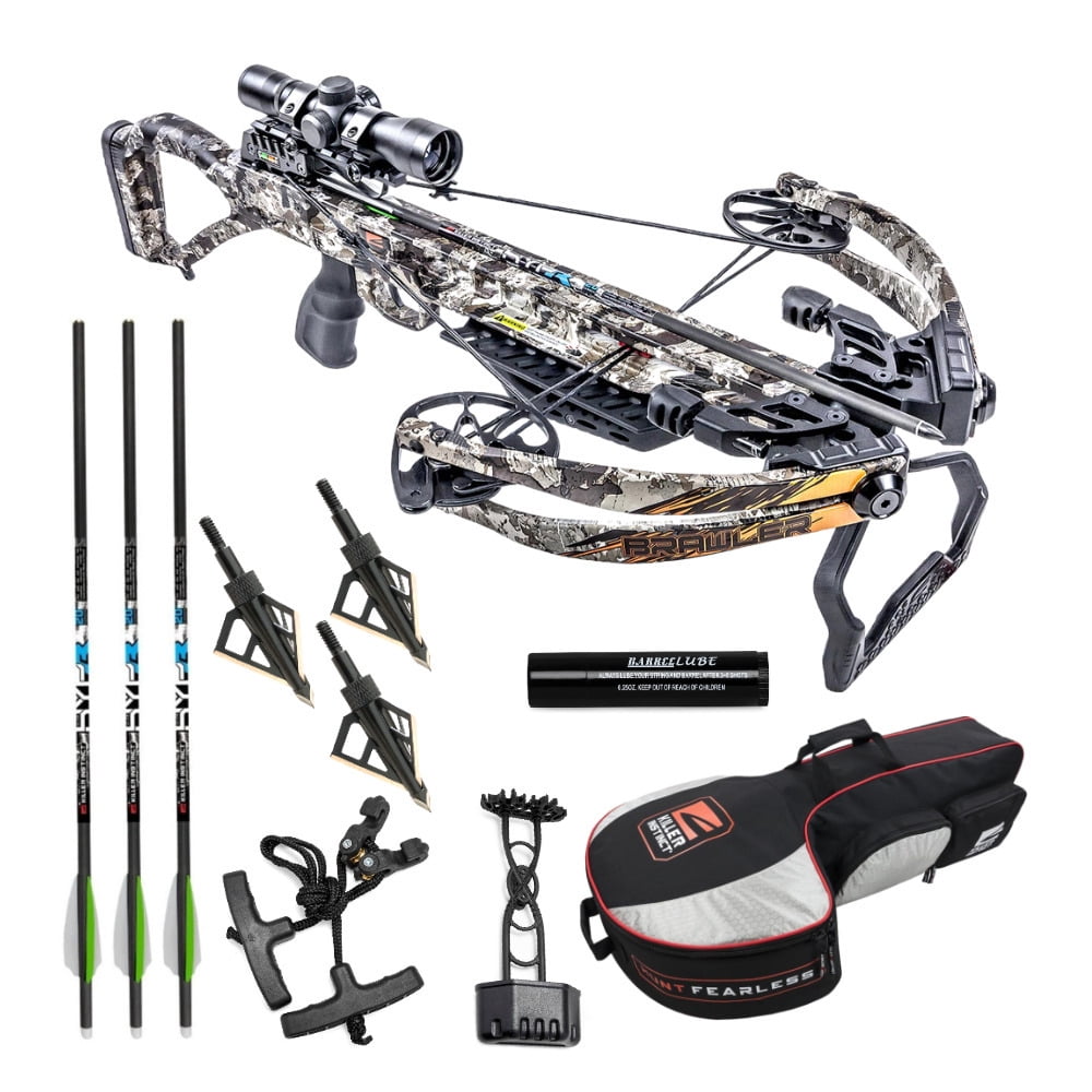 Killer Instinct Brawler 400 FPS Crossbow Kit with Soft Case and HME