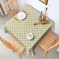 thumbnail image 2 of Yellow Cartoon Unicorn Pattern Square Tablecloth,Waterproof Square Table Cover,Wipeable Spillproof Washable Table Cover for Home Kitchen Party Decor 60"x60"(152x152cm), 2 of 6