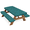 Multicolor 1, variant on ADECORIVY Turquoise Leopard Black Picnic Table Cover with Bench Covers, Waterproof Camping Table Cover with Elastic Edges, Fitted Tablecloth Outdoor Essentials 72 Inch