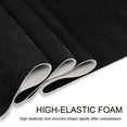 thumbnail image 4 of FANOTEK Suede Headliner Fabric Roof Liner with Foam Backing 80*60in For Car/Truck/SUV/RV Roof,Home Repair DIY Headliner Material,Black, 4 of 10