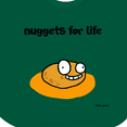 thumbnail image 4 of Inktastic Nuggets for Life Boys or Girls Baby Bib, 4 of 4