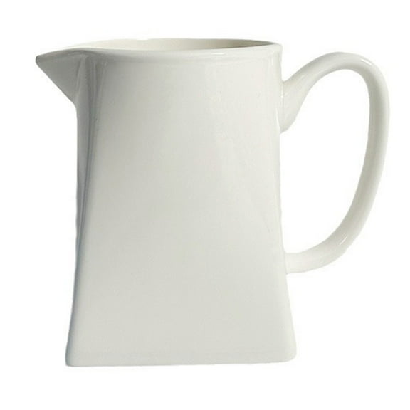 FONDOTIN Compact Ceramic Creamer Pitcher - Stylish and , Perfect for Coffee, Tea, and Kitchen Beverages