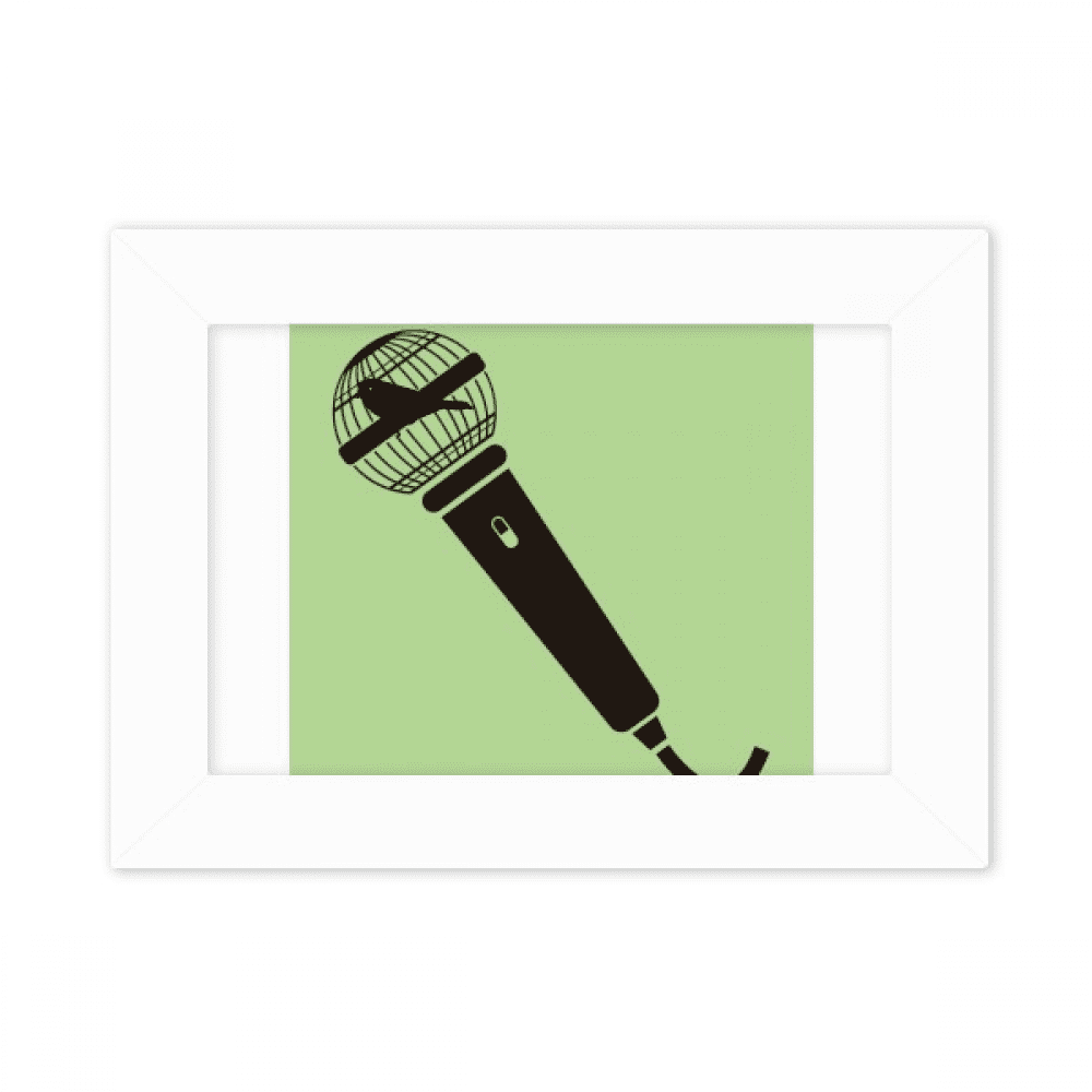 Microphone Cage Expression Photo Mount Frame Picture Art Painting