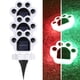 thumbnail image 1 of luces solares para jardín, luces solares para el suelo, luces solares para exteriores con estampado de huellas, luces LED recargables para jardín, lámpara de camino, iluminación para pasarela para, 1 of 7