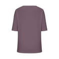 thumbnail image 6 of Nrmvnmi Summer Saving 2024 Womens Button Down Shirts Long Sleeve Collared Dress Shirts Cotton Button Up Oversized Blouses Tops Casual with Pockets For Women Gifts, 6 of 6