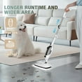 thumbnail image 3 of 11-in-1 Steam Mop, Powerful Handheld Steam Cleaner for Home with 23FT Cord &15.2 OZ Water Tank, 3 Steam Modes MultiPurpose Steam Mop for Hardwood Floors, Clothes, Tile, Windows, Carpet, 3 of 7