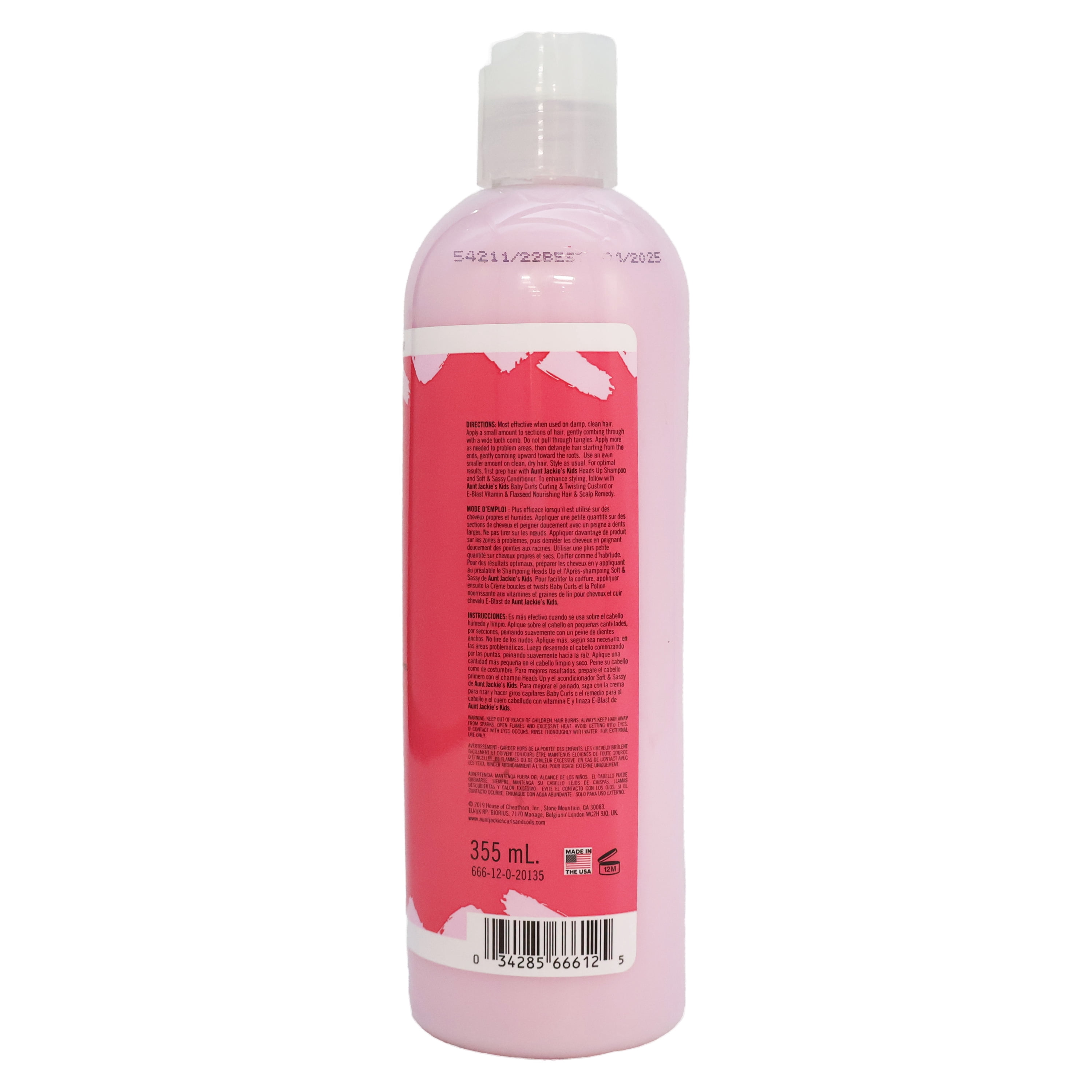 Aunt Jackie's Knot Havin' It Leave In Ultimate Detangling Moisturizer, 12 Oz., Pack of 3