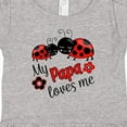 thumbnail image 4 of Inktastic My Papa Loves Me with Cute Ladybugs Girls Baby Dress, 4 of 5