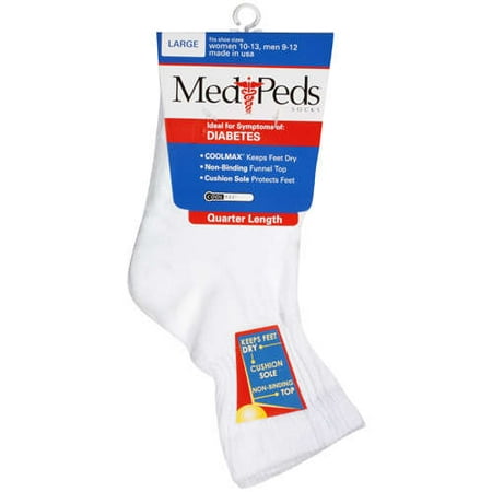 Medi Peds: Socks Ideal For Symptoms Of : Diabetes Fits Shoe Sizes ...