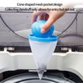 thumbnail image 4 of Ganfancp 4 Pcs Washing Machine Hair Catcher Floating Lint Mesh Bag Reusable Hair Filter Mesh Bag Lint Trap For Tray Ofertas Flash Liquidación 4X Bolas de Lavandería, 4 of 7