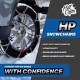 thumbnail image 2 of Cadenas para Nieve Hillclym para Llantas de Automóviles Sedán y SUV, 2 of 9