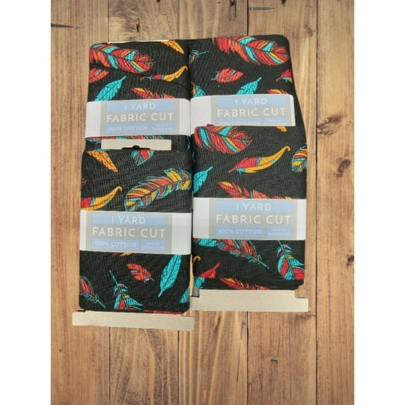 Feather Cotton - 1 Yard Precut Pack of 4