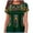 Green#bohemian tshirts for women, variant on LMKIHUSA Embroidered Tops for Women Boho Short Sleeve Crew Neck T Shirt Mexican Peasant Ethnic Style Shirts Pullover Relaxed Fit Bohemian Tees Casual Summer 2025 Gray,S
