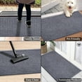 thumbnail image 4 of A1HC Indoor Outdoor Mat, Front and Back Entrance Welcome Mats, Large Front Door Patio Mats 24x36 Inches, Non-Slip Easy Clean Entrance Washable Large Size Doormats, Dark Grey, 4 of 7