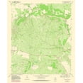 thumbnail image 2 of USGS 12x14 White Modern Wood Framed Museum Art Print Titled - Clairemont East Texas Quad - USGS 1981, 2 of 4
