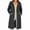 Dark Gray, variant on Cilsoka Long Hoodies for Women Full Zip Up Fleece Sherpa Lined Jackets with Pockets Casual Long Sleeve Hooded Thicken Warm Winter Coat Hooded Overcoat