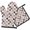 Pioneer Flower Floral Print Pattern-3, variant on Pioneer Flower Floral Print Pattern 1-Pack Oven Mitts Set, Heat Resistant Kitchen Gloves, 7.7" X 12"
