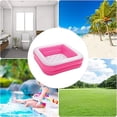 thumbnail image 3 of Jinsinto Pink Portable Rectangular Pool Children's Inflatable Bed 85*85*23cm, 3 of 4