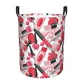 thumbnail image 2 of Uemuo Makeup Pattern Circular Laundry Hamper Basket with handles,Collapsible laundry basket,Large capacity laundry hamper,Laundry Organizer-Medium, 2 of 8
