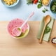 thumbnail image 3 of 1 juego de frutas creativas de tazón temático kit de cuchara de sopa decorativa tazón de cerámica, 3 of 8
