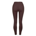 thumbnail image 4 of fatyb Womens Leggings High Waist Stretch Yoga Workout Pants Solid Color Casual Thin Bottom for Running, 4 of 7