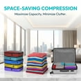 thumbnail image 5 of 5 Pack Large Capacity Packing Cubes Set for Travel, Breathable Mesh Suitcase Organizer Cube,Soft, Lightweight Fabric,Ideal for suitcase/luggage organization (15" × 12"), 5 of 7