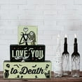 thumbnail image 3 of Disney The Nightmare Before Christmas 9.5" Wood Block Sign, 3 of 4