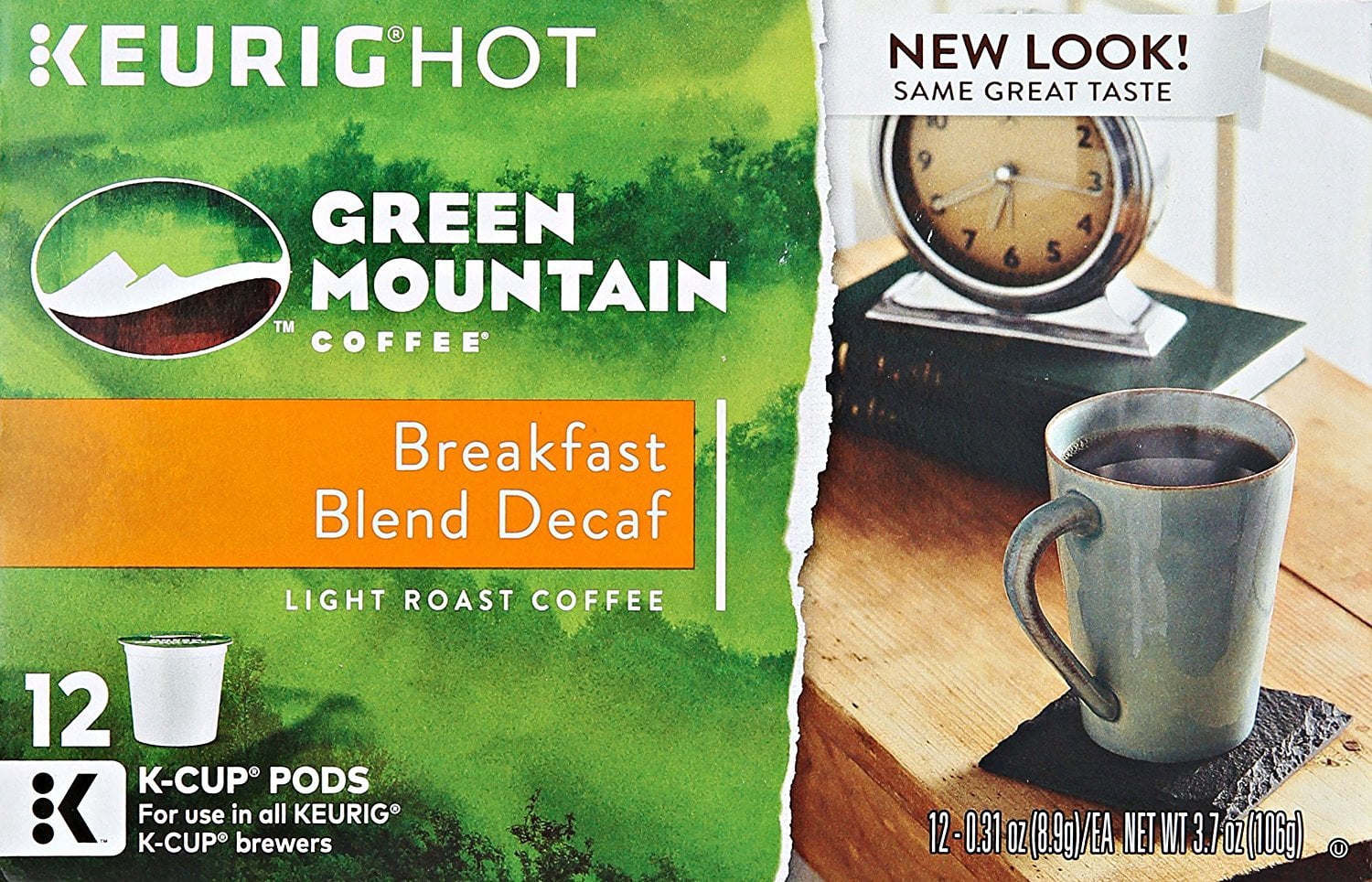 Green Mountain Keurig Decaf Coffee 