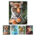 thumbnail image 4 of kurtrusly Tiger/Fish/Bird/Wolf Design 5D DIY Maison Point de Croix Décoratif Rond Résine Strass Broderie Image Peinture Diamant, 4 of 8