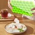 thumbnail image 4 of Under $7 Ice Cube Trays for Freezer with Lid-37 Grid Silicone for Small Ice Cube Molds, Easy-Release Reusable in Organizer Bins or Ice Bucket for bar or Iced Coffee Cup, 4 of 4
