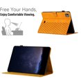 thumbnail image 2 of Dteck Case for 2024 iPad Pro 11 Inch, Premium PU Leather Card Slots Adjustable Stand Cover with Auto Sleep/Wake Feature Protective Case for iPad Pro 11 Inch 5th Generation (M4) 2024, Yellow, 2 of 5