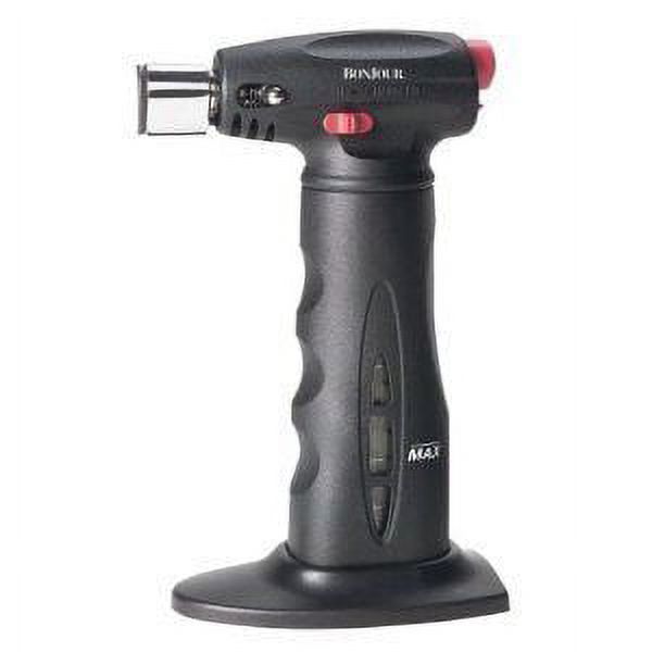 BonJour Chef's Torch with Fuel Gauge, Black