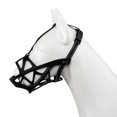 thumbnail image 2 of Dog Muzzle Anti Biting  Anti Eating Lightweight  Durable Humanized Adjustable Black Sky Blue, 2 of 5
