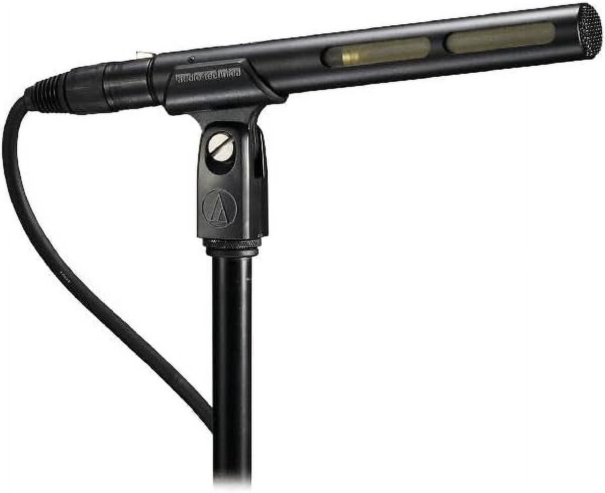 Audio-Technica AT875R Line/Gradient Shotgun Condenser Microphone 9.5 x 5 x 2.75 inches