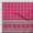 Cerise Pink, variant on Soimoi Silk Fabric Geometric,Stripe & Floral Panel Printed Fabric 1 Yard 42 Inch Wide