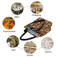 thumbnail image 5 of Bingfone Sunflowers Mushrooms Women Shoulder Tote Bags Casual Bag Ladies Shopping Handbag, 5 of 6