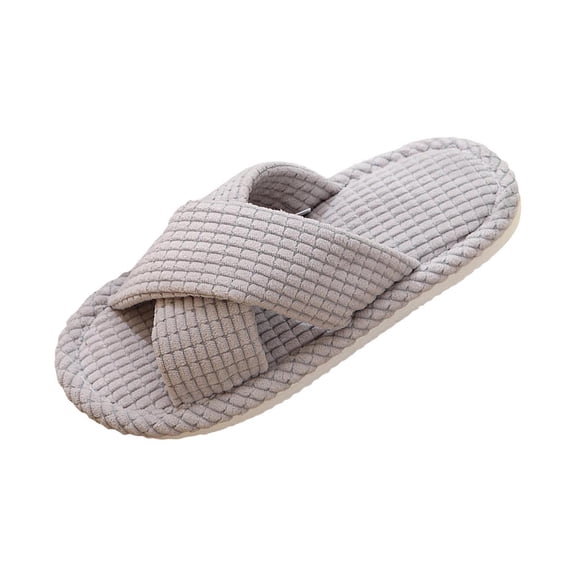 Taqqpue Slippers for Women Solid Color Memory Foam House Bedroom Bow Crossbands Slide Slipper Shoes Comfy Trendy Gift Slippers