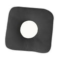 thumbnail image 4 of Cojín de asiento relleno con forma de donut, almohadilla de lactancia, almohadilla portátil y cómoda con forma de donut, cojín de donut para viajes, negro, 4 of 8