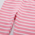 thumbnail image 4 of Godderr Girls Leggings for Toddler Baby Kids Stripe Bee Flower Print Pink anti-mosquito pants for 2-7 Years Old Outer Wear Leggings, 4 of 6