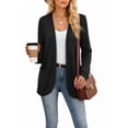 thumbnail image 6 of WIHOLL Lightweight Cardigan for Women Long Sleeve Cardigans Fall Casual Open Front Tops with Pockets Black, 6 of 9