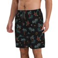 thumbnail image 2 of Logiee Hawaiian Style Print Mens Swim Trunks Quick Dry Board Shorts,Breathable Hawaii Beach Shorts Swimwear Bathing Suits-Small, 2 of 6