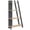 Gray, variant on Giantex 4 Tier Floor Standing Bookcase, Ladder Bookshelf for Small Space, Narrow Display Rack, White