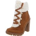 thumbnail image 2 of BCBGeneration Womens Palli Faux Suede Ankle Combat & Lace-up Boots, 2 of 4