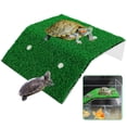 thumbnail image 1 of Turtle Basking Platform with Simulation Turf Turtle Resting Terrace with Simulation Cup Turtle Floating Ramp Enhance Fitness Tortoise Ramp Ladder for Aquarium Fish Tank, 1 of 10