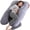 Gray, variant on BATTOP Pregnancy Pillow,U-Shape Full Body Pillow for Adult Sleeping,Maternity Pillow with Removable Cover,Support for Head,Back,Hips,Legs,Belly