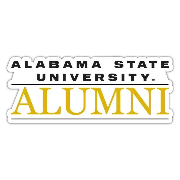 Alabama State University 4-Inch Laser Cut Alumni Vinyl Decal Sticker